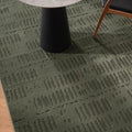 Revival Rugs Shell 5'x8' Area Rugs for Living Room Bedroom Dining Room - Washable, 100% Recycled, Oeko-TEX Certified, Modern, Medium Pile, Green - color: Green, size: 5'3" x 7'10" (Rectangular)