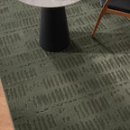 Revival Rugs Shell 5'x8' Area Rugs for Living Room Bedroom Dining Room - Washable, 100% Recycled, Oeko-TEX Certified, Modern, Medium Pile, Green - color: Green, size: 5'3" x 7'10" (Rectangular)