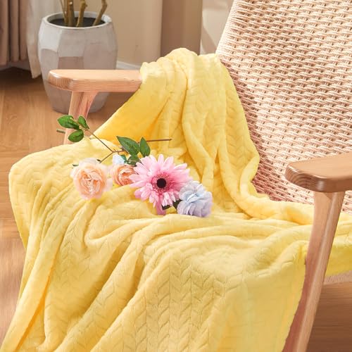inhand Fleece Twin Blanket for Bed Champagne Gold Throw Blanket for Couch Super Soft Cozy Warm Blankets and Throws Lightweight Fuzzy Large Blanket for Sofa Bed Office,60x90 inches - color: Champagne Gold, size: Twin/Twin XL-60x90 IN