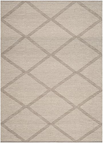 SAFAVIEH Montauk Collection Accent Rug - 4' x 6', Grey, Handmade Cotton, Ideal for High Traffic Areas in Entryway, Living Room, Bedroom (MTK821A) - color: Grey, size: 4' x 6' (Rectangular)