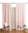 Popular Handicrafts Indian Hippie Bohemian Beautiful Elephant Mandala Curtain Panels Rose Gold - color: Rose Gold, size: 38"W x 83"L (Pack of 2)