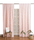 Popular Handicrafts Indian Hippie Bohemian Beautiful Elephant Mandala Curtain Panels Rose Gold - color: Rose Gold, size: 38"W x 83"L (Pack of 2)