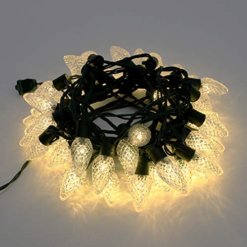 Philips 50 LED Warm White Faceted C9 Lights