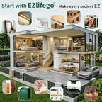 EZlifego Double Sided Tape Heavy Duty(Extra Large 16.5FT), Nano Adhesive Mounting Tape Wall Decor,Sticky Picture Hanging Adhesive Strips Poster Tape - size: 16.5 Feet
