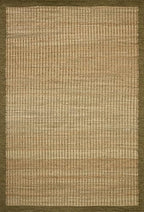 Loloi Amber Lewis Lilah Collection LIH-01 Natural/Olive 2'-3" x 3'-9" Accent Rug Jute, Wool, Cotton, Neutral, Living, Bedroom, Dining, Rug - color: Natural / Olive, size: 2'3" x 3'9" (Rectangular)