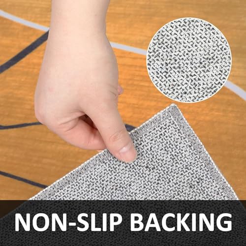 Traditional Ethnic Vintage Rug 3x8 Green Gold Geometric Border Pattern Washable Rugs for Living Room Bedroom Guestroom Soft Faux Wool Carpet Retro Art Deco Home Office Apartment Oriental Carpets - color: A, size: 3x8