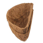Pack of 2 pcs 12 Inch Half Round Coco Liners Hanging Basket 100% Natural Replacement Coconut Fiber Liner for Garden Flower Pot Vegetables Herbs - size: 12 Inch Half Round