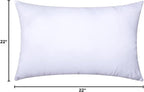 MIULEE Throw Pillow Insert Premium Pillow Stuffer Sham Rectangle for Decorative Cushion Bed Couch Sofa 14x36 Inch