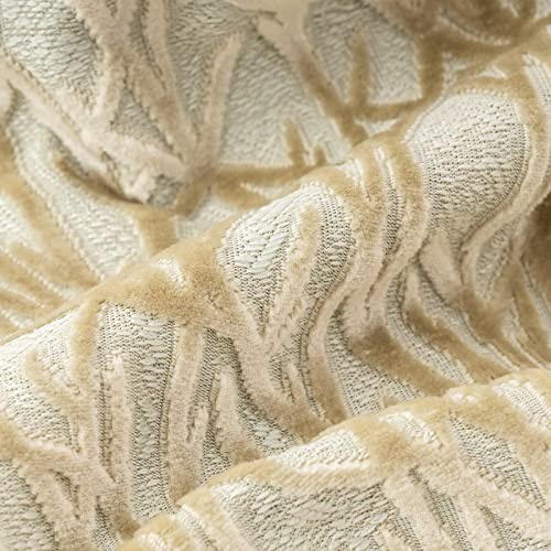 Yangest Beige Twigs Greenish Throw Pillow Cover Branches Velvet Cushion Case Neutral Pillowcase for Sofa Couch Bedroom Living Room Home Decor,20x20 Inch - color: Beige, size: 20" x 20" (Pack of 1)
