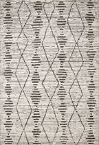 Loloi Kamala Collection KAM-02 Charcoal/Dove 2'-7" x 8'-0" Runner Rug - color: Charcoal / Dove, size: 2'7" x 8' (Rectangular)