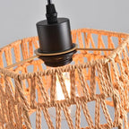 Woven Pendant Light Boho Chandelier, Rattan Pendant Lights Kitchen Island, Farmhouse Pendant Lighting with Hand Woven Wicker Shade, Boho Chandelier Light Fixtures Ceiling Hanging Light - color: Hexagon 3 Packs