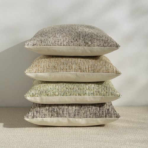 Pack of 1 Neutral Body Pillow Covers 20x54 Boho Textured Dots Stripe Chenille Rectangular Long Decorative Lumbar Pillow Cases Accents for Living Room Couch Bed Farmhouse Home Decor, Taupe - color: Taupe, size: 54" x 20" (Pack of 1)
