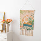 BMIDRUT Wall Hanging Macrame Woven Tapestry Bohemian Tapestries Art Tapestry for Home Apartment Dorm Room Backdrop 20x35 Inch - color: C1