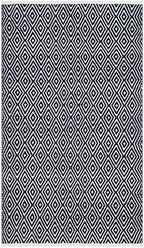 SAFAVIEH Boston Collection 3' x 5' Navy BOS682D Handmade Flatweave Cotton Area Rug - color: Navy, size: 3' x 5' (Rectangular)