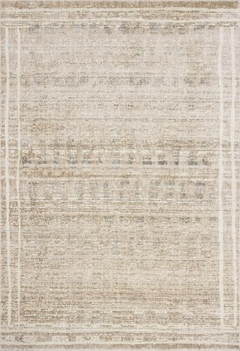 Loloi Jeremiah Brent Bleecker Collection BLE-07 Khaki/Natural 2'-7" x 10'-0" Runner Rug - color: Khaki / Natural, size: 2'7" x 10' (Rectangular)