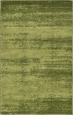 Rugs.com - Angelica Rug – 3' 1 x 5' 3 Green Easy-Clean Rug – Ideal for Kitchens, Entryways, and Bathrooms - color: Green, size: 3'3" x 5'3" (Rectangular)