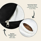 Retrospec Sedona Zafu Meditation Cushion Filled w/Buckwheat Hulls - Yoga Pillow for Meditation Practices - Machine Washable 100% Cotton Cover & Durable Carry Handle, Crescent, Black (Pack of 4) - color: Black, size: 1 Count (Pack of 4)