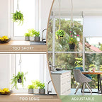 4 Pcs Hanging Plant Extender Macrame Plant Hanger Extender Large Hanging Rope for Spring Wall Holders Indoor Outdoor Home Decor