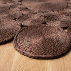 SAFAVIEH Natural Fiber Round Collection 3' Round Brown NF363T Handmade Boho Charm Farmhouse Jute Area Rug - color: Brown, size: 3' (Round)