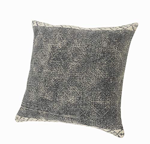LR Home 20" x 20" Inches Graphic Print Cotton Throw Pillow Covers for Home Decor | Rustic Boho Cushion Covers for Throw Pillows | Perfect for Living Room Couch & Bedroom Decorations | Natural/Black - color: Natural/Black, size: 20" x 20" (Pack of 1)
