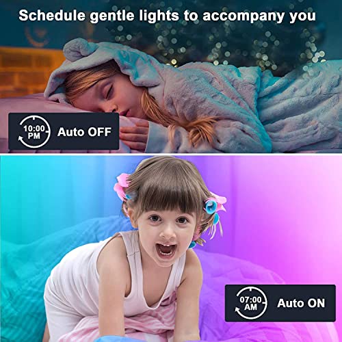 Tenmiro 65.6ft Led Strip Lights Smart Led Light Strips Music Sync Color Changing LED Lights App Control Led Lights for Bedroom Party Home Decoration - size: RGB 65.6FT