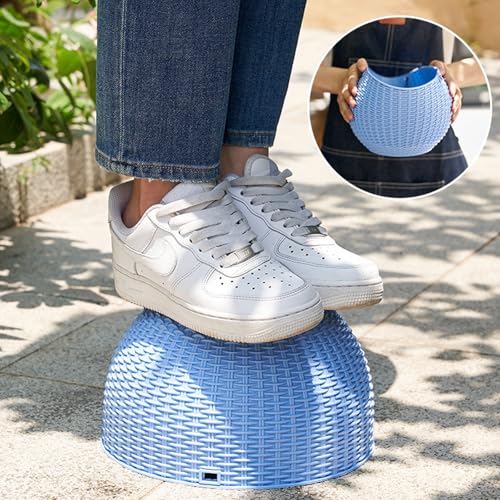 Rattan Styles Hanging Planter Flower Pots Hanging Basket for Indoor Outdoor Plant Home Garden Balcony Decoration - color: Black