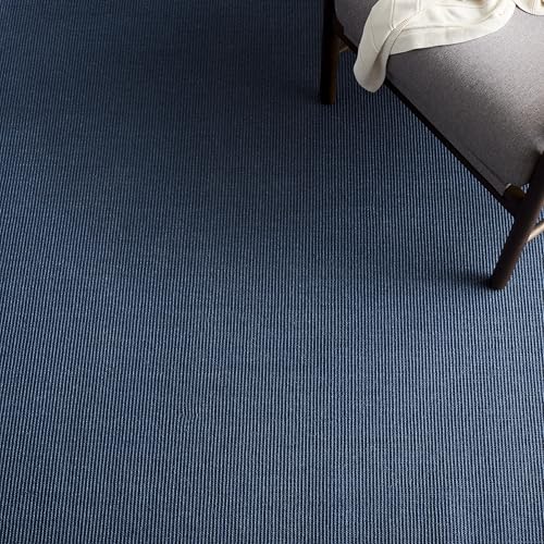 Martha Stewart x SAFAVIEH Area Rug Collection - 2'3" x 8' Runner, Blue, Sisal & Jute, Farmhouse Style, Ideal for Living Room, Bedroom, Foyer, Hallway (MSR9501M) - color: Blue, size: 2'3" x 8' (Runner)