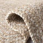 SAFAVIEH Natural Fiber Collection Accent Rug - 2' x 3', Natural & Ivory, Handmade Boho Farmhouse Woven Jute, Ideal for High Traffic Areas in Entryway, Living Room, Bedroom (NF185A) - size: 2' x 3' (Rectangular)