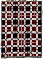 Pure Country Weavers Plaid Blanket Brickcraft - Patterns Gift Tapestry Throw Woven from Cotton - Made in the USA (72x54) - color: Brickcraft