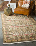 Unique Loom Edinburgh Collection Area Rug - Canmore (3' 3" x 5' 3" Rectangle, Brown/ Light Blue) - color: Brown/Light Blue, size: 3'3" x 5'3" (Rectangular)