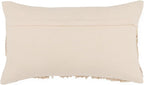 REDEARTH · Boho Textured Throw Pillow Cushion Covers- Lumbar Woven Tufted Decorative Farmhouse Cases Set for Couch, Sofa, Bed, Chair, Dining, Patio, Outdoor; 100% Cotton (12"x20", Natural) Pack of 2