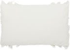 Safavieh Grema 12 x 20-inch White Bohemian Decorative Throw Pillow
