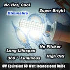 E12 LED Candelabra Light Bulb 6W 6000K Daylight White AC120V 600lm Dimmable E12 T6 C7 Candle Small Base 60 Watt Replace Ceiling Fan Pendant Chandelier Lighting Living Rooms, 4 Pack - color: 6000k Daylight White, size: 6 Watt-Dimmable-4 Pack
