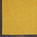 Nourison Home Nourison Essentials Yellow 2'2" x 7'6" Area Rug - Easy Clean, Non Shedding, Bed Room, Living Room, Dining Room, Kitchen (8' Runner) - color: Yellow, size: 2'2" x 7'6" (Runner)