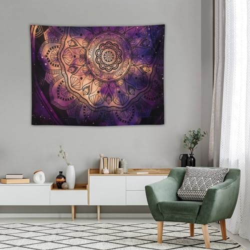 HZOHNAGO Mandala Tapestry Vintage Abstract Ancient Geometric Star Field Colorful Galaxy Background Printed Wall Tapestry Colorful Wall Hanging for Bedroom Living Room Dorm 40" W x 30" H - color: Style-7, size: 40"L x 30"W