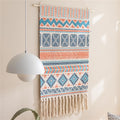 BMIDRUT Macrame Woven Tapestry Wall Hanging Tapestry Bohemian Tapestries Art Tapestry for Home Apartment Dorm Room Backdrop 20x35 Inch - color: C4