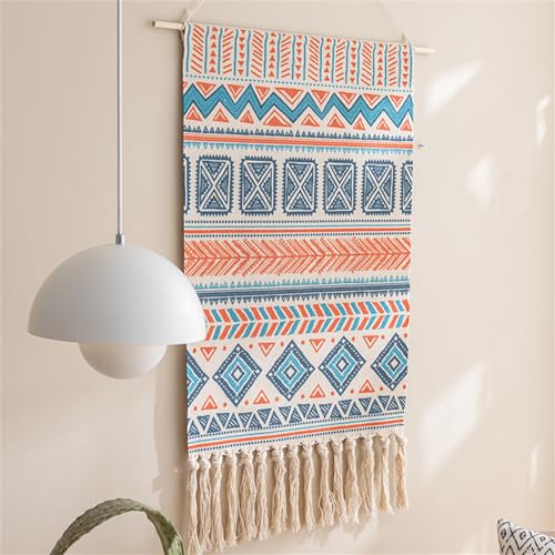 BMIDRUT Macrame Woven Tapestry Wall Hanging Tapestry Bohemian Tapestries Art Tapestry for Home Apartment Dorm Room Backdrop 20x35 Inch - color: C4