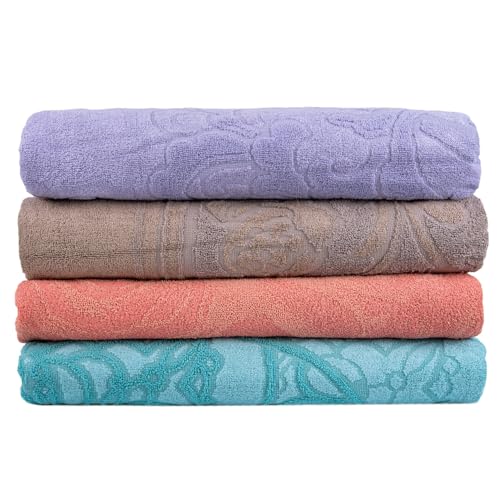 100% Cotton Throw Blanket for Couch Sofa or Bed All Season Terry Blankets & Throws, Lightweight & Breathable Cotton Blanket, Picnic Rug, Terry Bed Sheet (Turquoise) - color: Turquoise