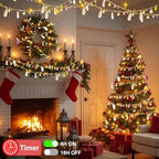 Battery Operated Fairy String Lights, Acrylic Gems Jewels String Lights with Remote 8 Modes Timer Function,30 Warm White LED Battery Powered Fairy Lights for Bedroom Party Decor