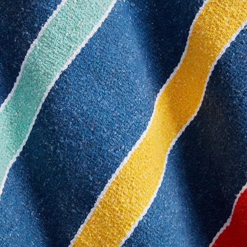 Mexican Blanket by Laguna Beach Textile Co - Beach, Yoga, Camping, or Decorative Throw Blanket - Traditional Handmade Serape (Ivory) - color: Ivory