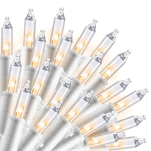 Joiedomi Christmas String Lights Indoor,300(3x100) Mini Warm Fairy Light,64.5FT Lighting Decor for Patio Dorm Classroom Bedroom Holiday Wedding Party Garland Birthday Festival,White Wire - color: White, size: 3×100ct