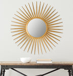 Safavieh Home Collection Sun Flair Mirror, Gold