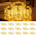 DomeStar 15 Pack Battery Operated Fairy Lights, Warm Fairy Led Lights for Mason Jars DIY Crafts Wedding Table Centerpieces - color: Warm White, size: fifteen