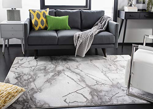 SAFAVIEH Craft Collection Accent Rug - 2' x 3', Grey & Gold, Contemporary Design, Stain Resistant, Ideal for High Traffic Areas in Hallway, Bathroom & Home Office (CFT877F-2) - color: Grey/Gold, size: 2' x 3' (Rectangular)
