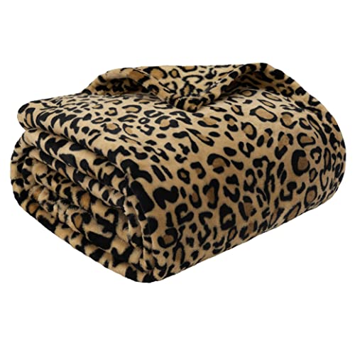 PAVILIA Cheetah Fleece Throw Blanket | Cheetah Leopard Animal Print Flannel Blanket | Soft Velvet Lightweight Microfiber Blanket for Couch Sofa | 50x60 Inches - color: Cheetah, size: 50 x 60 Inches - Throw
