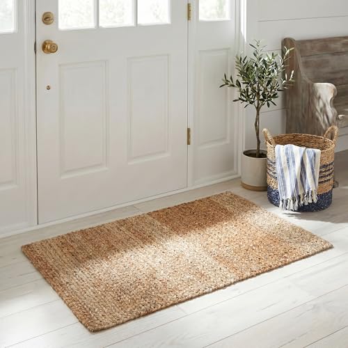 SAFAVIEH Natural Fiber Collection Accent Rug - 2' x 3', Natural, Handmade Farmhouse Jute, Ideal for High Traffic Areas in Entryway, Living Room, Bedroom (NF732A) - size: 2' x 3' (Rectangular)