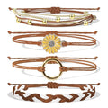 choice of all String Bracelets for Women Boho Wave Surfer Beach Wear Cute Bracelets Set Summer Friendship Jewelry Accessories Beach Stuff - color: B3:purple beach surfer bracelets