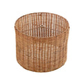Aspen Creative 31604, Drum Spider Lamp Shade, Natural Rattan, 12" Top x 12" Bottom x 9" Height - color: Rattan