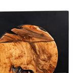 Greenage Cedar Roots Round Wall Decor 17"×17" Hanging Decoration for Home Living Room Bedroom Office