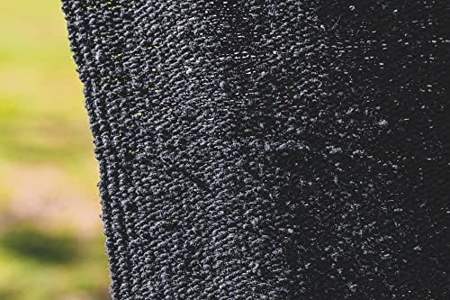 Open Road Goods Solid Color Mexican Yoga Blanket – Large Handwoven Throw for Yoga, Beach, Camping or Home – Soft and Durable Cotton Blend - color: Black